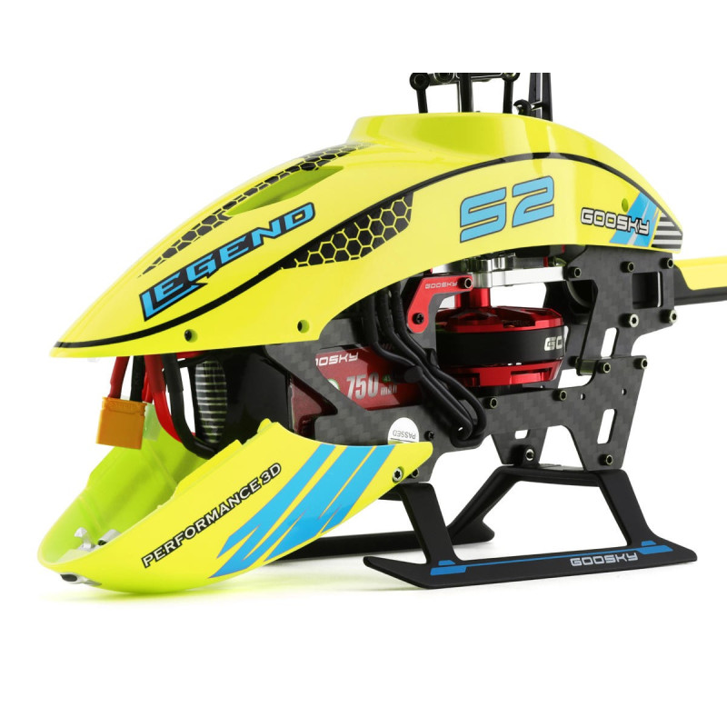 GOOSKY – hélicoptère S2 BNF 3D RC 6CH 3D, double moteur brushless , entraînement Direct, VERT