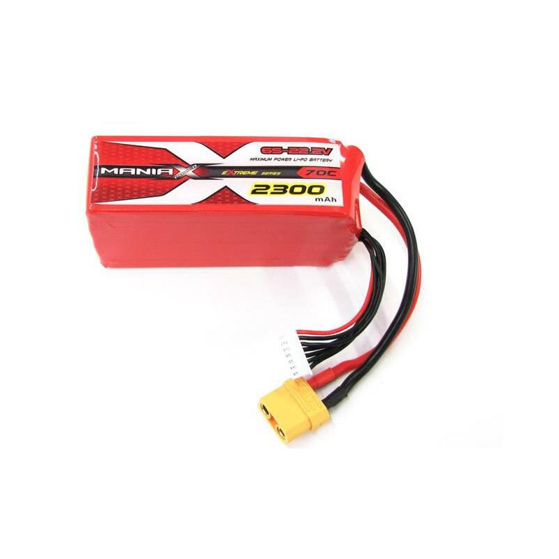 6s 2300mah 70C XT60 MANIAX POWER lipo