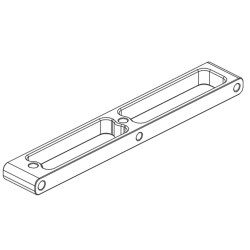 GT040040 Goosky RS7 Main Frame Middle Reinforcement Plate