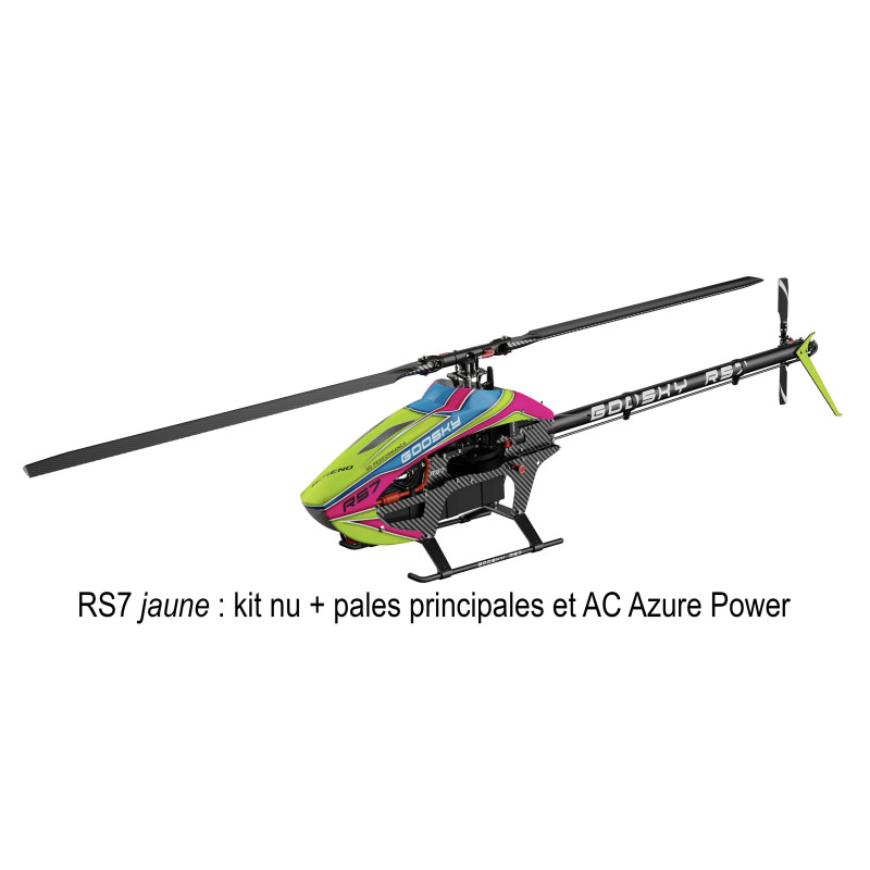 GOOSKY - Legend RS7 Yellow Kit with Main & Tail blades AZURE POWER