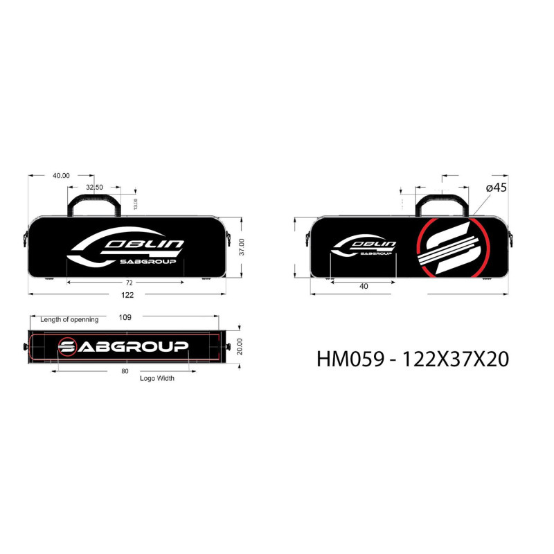 HM059 SAB Goblin 500/570 Carry Bag