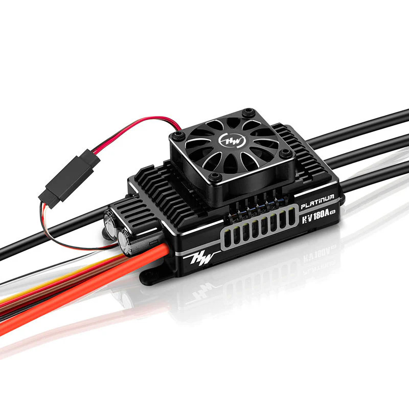 Hobbywing Platinum 180A HV V5 ESC (6-14S) SBEC