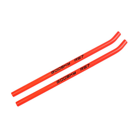 GT040146 Color Patined Skid Pipe - Orange