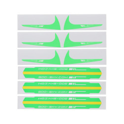 GT000087 S2 Tail boom and fin sticker (3 sets, Green)