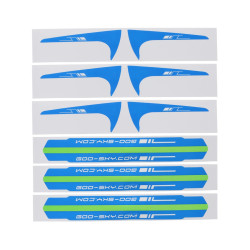 GT000088 S2 Tail boom and fin sticker (3 sets, Blue)