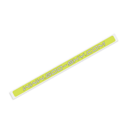 GT020152 Goosky RS4 Tail Boom Sticker - Yellow