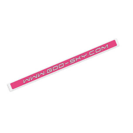 GT020153 Goosky RS4 Tail Boom Sticker - Pink