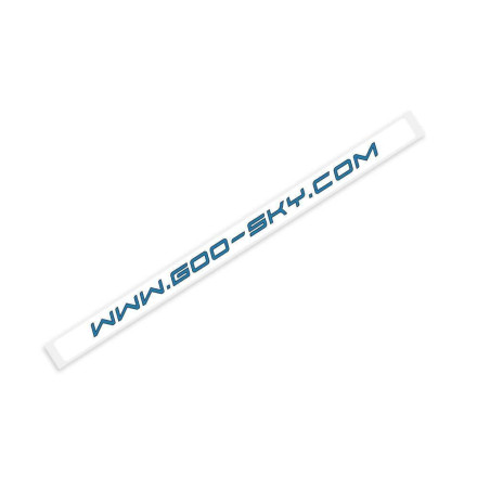 GT020154 Goosky RS4 Tail Boom Sticker - Rose
