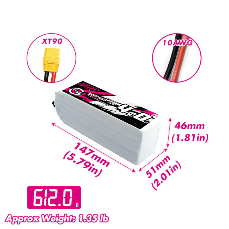 CNHL G+Plus 4000mAh 22.2V 6S 70C XT90