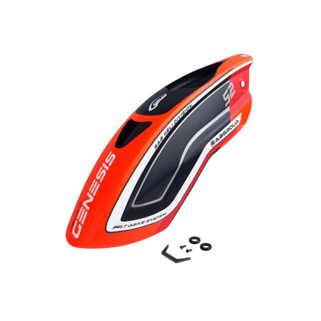 H2175-S CARBON FIBER CANOPY MATTE ORANGE