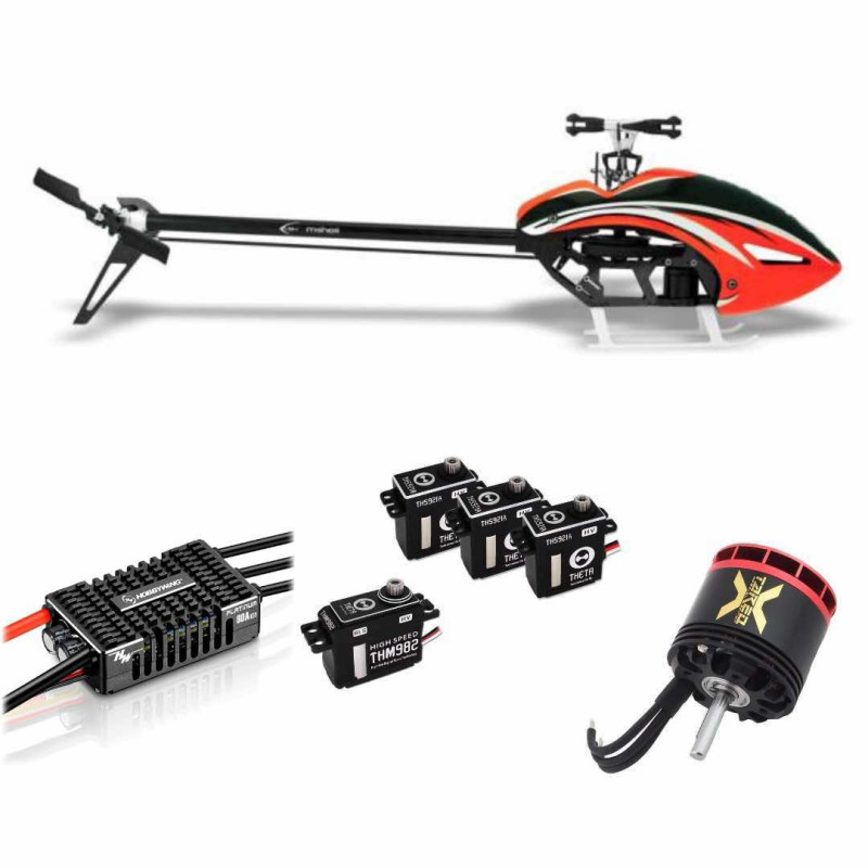 Combo XLpower Prôtos 380 V2 STD (kit + servo + moteur + ESC)