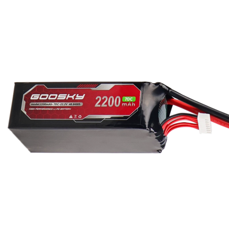 GT020204 Goosky 6S 2200mAh 70C Lipo Batterie pour Goosky RS4