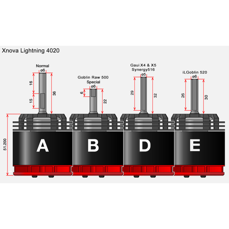 X-NOVA LIGHTNING 4020-850KV (iLGoblin 520)