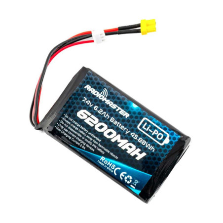RadioMaster 6200mah 2S Lipo Transmitter Battery