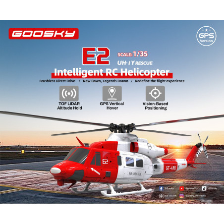 GOOSKY E2 UH-1Y Rescue GPS RTF