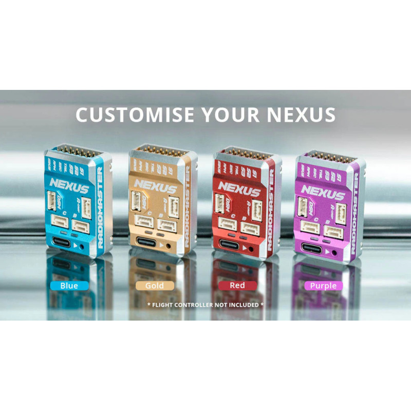 RadioMaster Nexus CNC Boitier Aluminium Anodisé Bleu