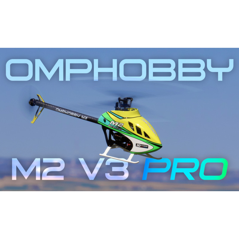 OMPHobby M2 V3 PRO OFS3+ ExpressLRS - Jaune - BNF