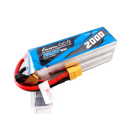 Gens ace 2000mAh 22.8V 60C 6S1P XT60
