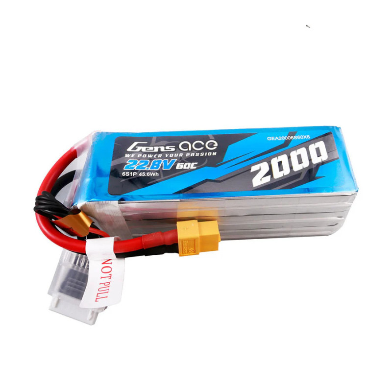Gens ace 2000mAh 22.8V 60C 6S1P XT60