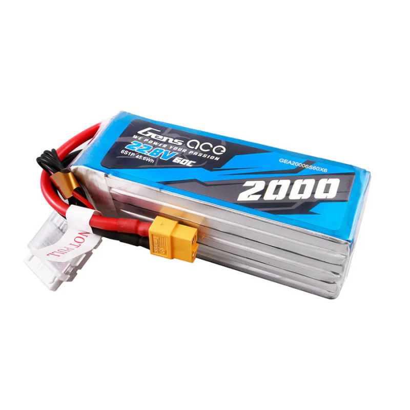 Gens ace 2000mAh 22.8V 60C 6S1P XT60