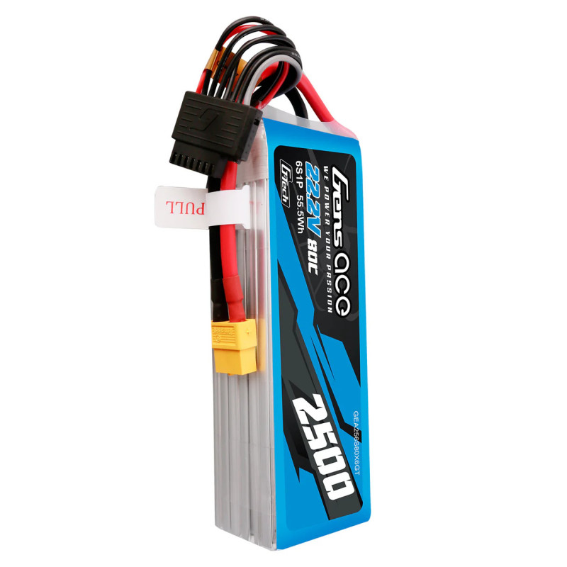Gens Ace G-Tech 2500mAh 22.2V 80C 6S1P XT60