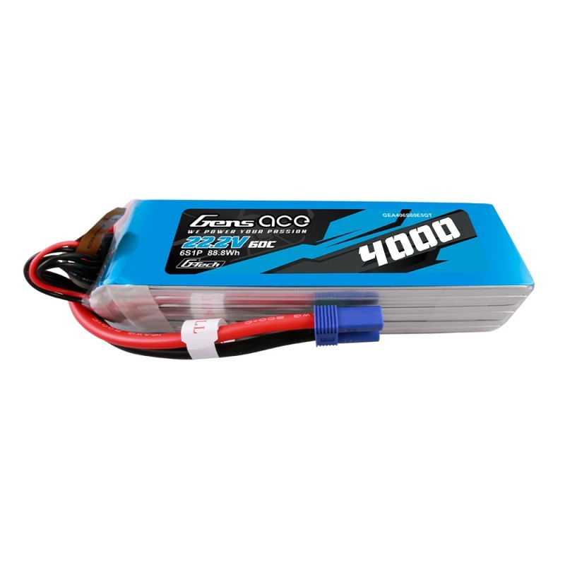 Gens Ace G-Tech 4000mAh 22.2V 60C 6S1P EC5