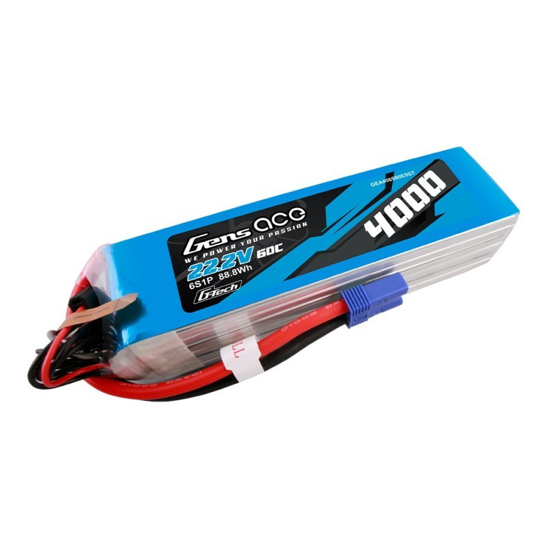 Gens Ace G-Tech 4000mAh 22.2V 60C 6S1P EC5