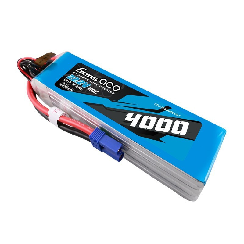 Gens Ace G-Tech 4000mAh 22.2V 60C 6S1P EC5