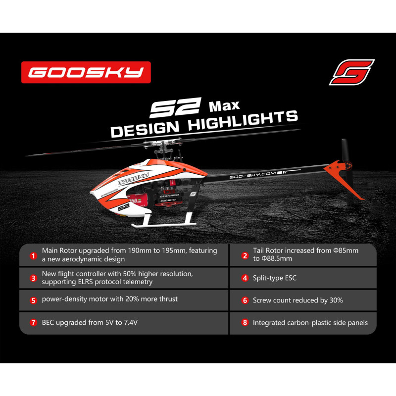 GOOSKY S2 MAX BNF Orange