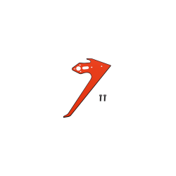 GT080027 Vertical fin (Orange)