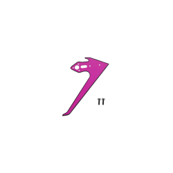 GT080028 Vertical fin (Purple)