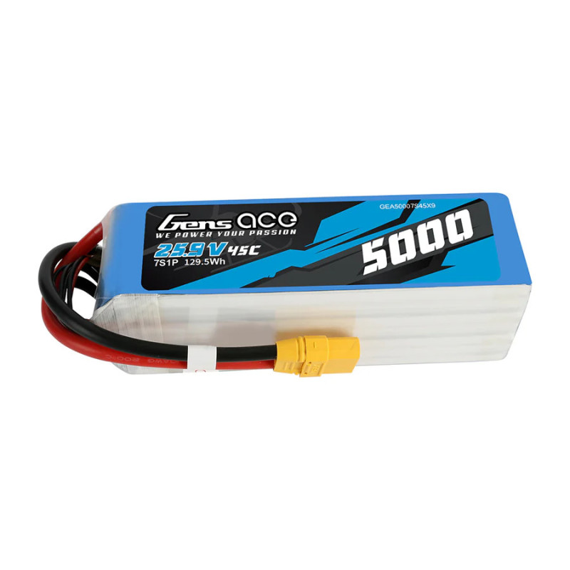 Gens ace 5000mAh 25.9V 45C 7S1P XT90