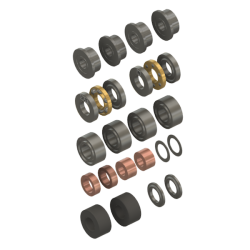Mikado Logo 200 Bearing/Damper Set, Rotor Head 05405