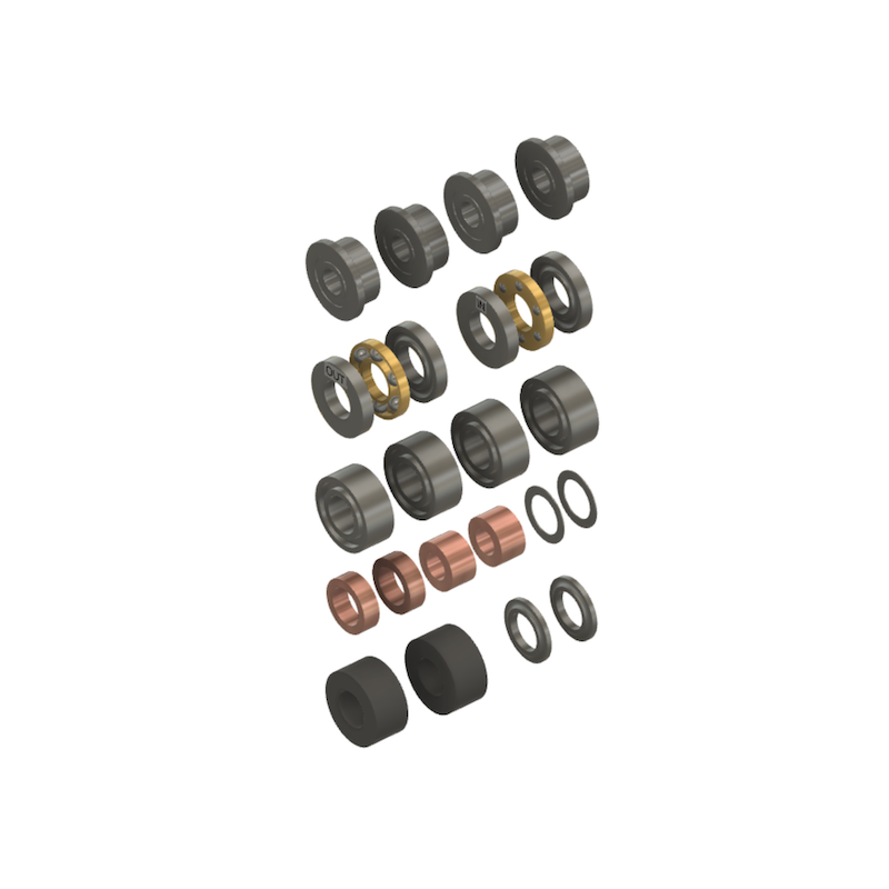 Mikado Logo 200 Bearing/Damper Set, Rotor Head 05405