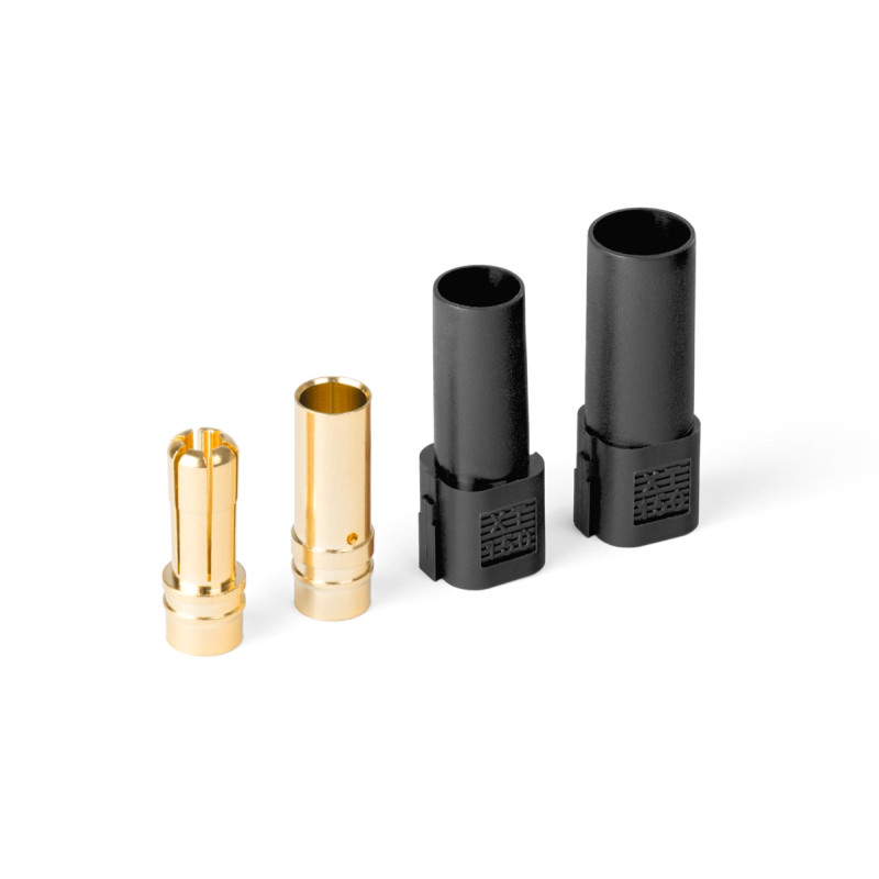 XT150 connectors Black Pair