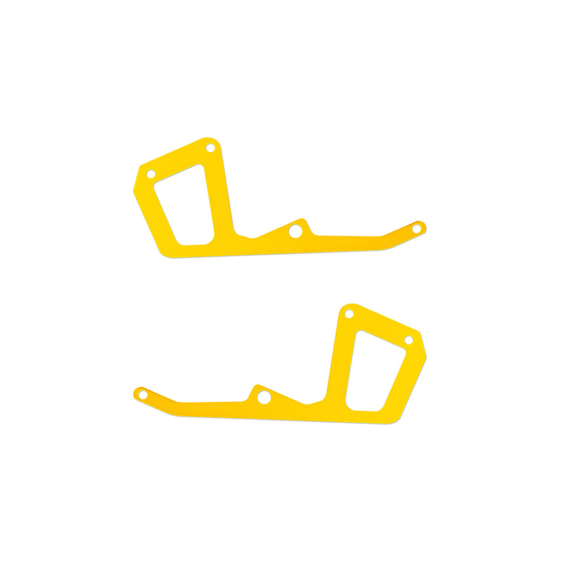 OSHM2462 Frame Rear Carbon Reinforcement Plate - Yellow