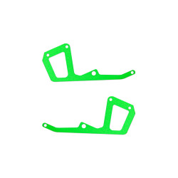 OSHM2463 Frame Rear Carbon Reinforcement Plate - Green