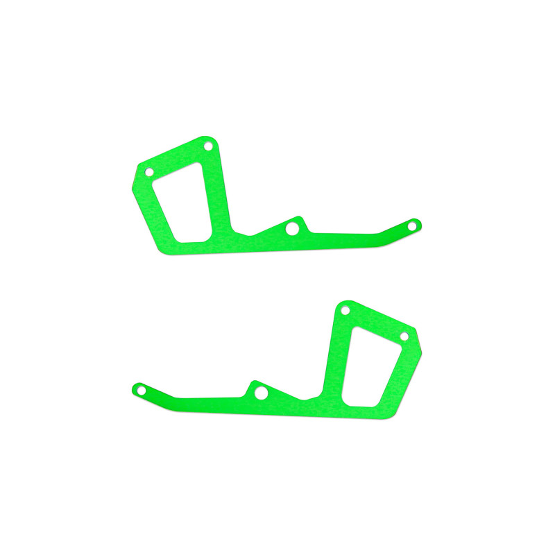 OSHM2463 Frame Rear Carbon Reinforcement Plate - Green