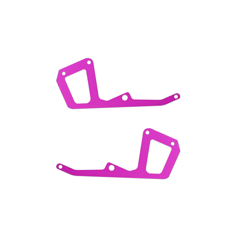 OSHM2464 Frame Rear Carbon Reinforcement Plate - Pink