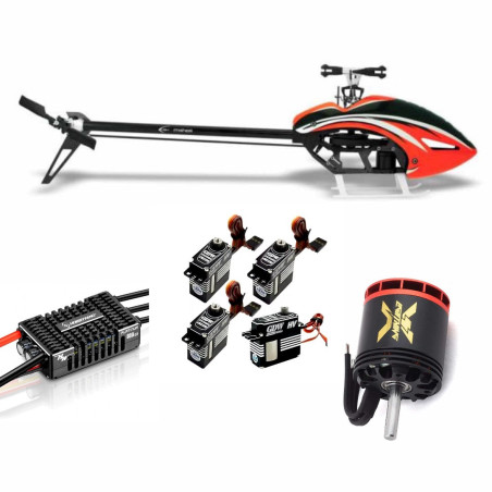 Combo XLpower Prôtos 380 V2 STD (kit + servo + moteur + ESC)
