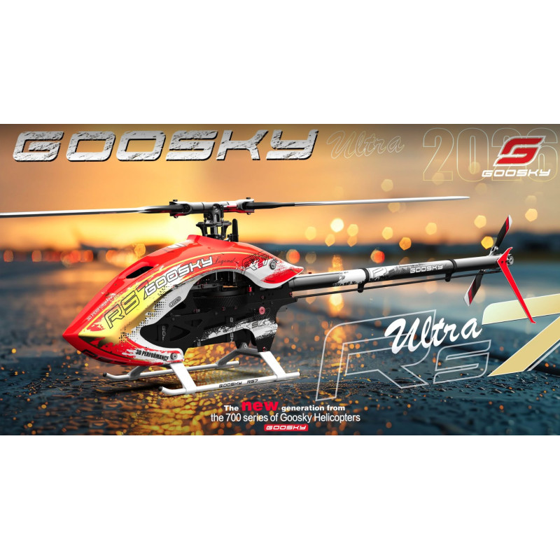 GOOSKY RS7 Ultra Kit + blades AZURE POWER - Orange