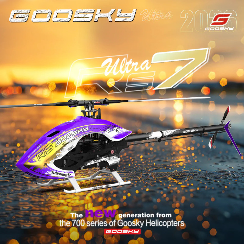 GOOSKY RS7 Ultra Kit + blades AZURE POWER - Purple