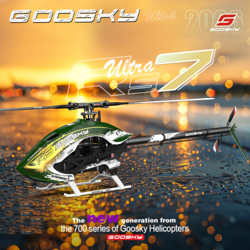 GOOSKY RS7 Ultra Kit Nu + pales AZURE POWER - Vert