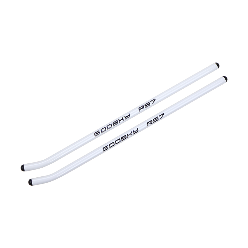 GT040233 Goosky RS7 Ultra Skid pipes - White