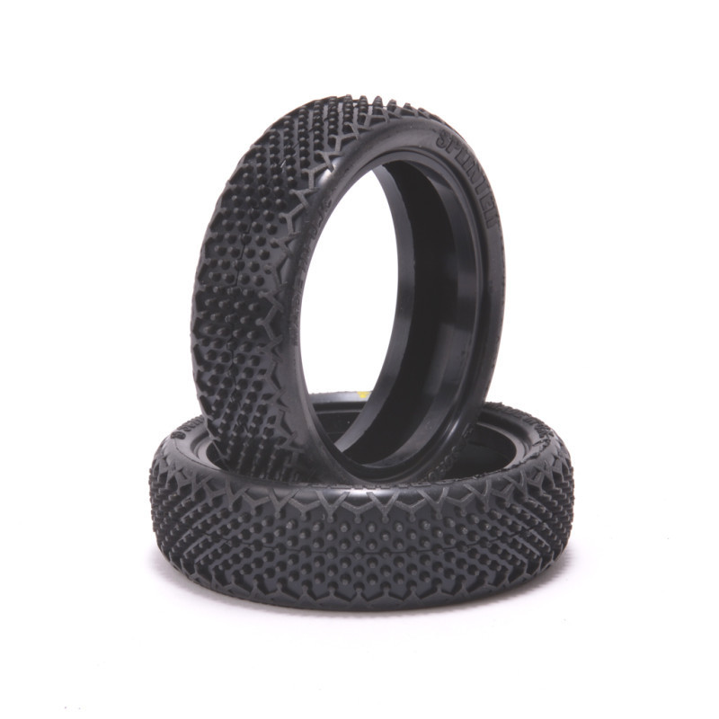 Pneus "SPLINTER" avant 4x2 gomme jaune - SCHUMACHER - U6906