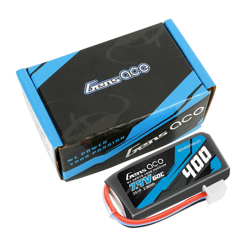 Gens Ace 400mAh 7.4V 60C 2S1P JST