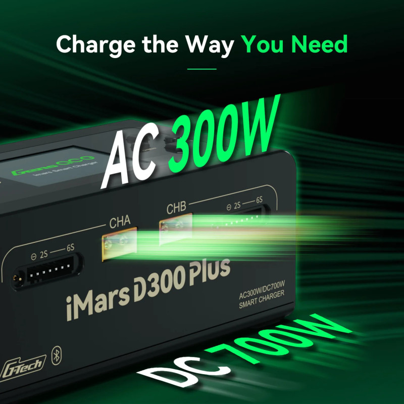Gens ace iMars D300 Plus Smart Charger white