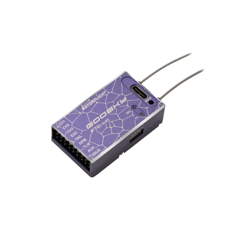 GOOSKY F701 Flybarlesssystem with ELRS Receiver - Dawn Blue