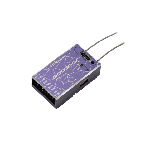 GOOSKY F701 Flybarlesssystem with ELRS Receiver - Dawn Blue