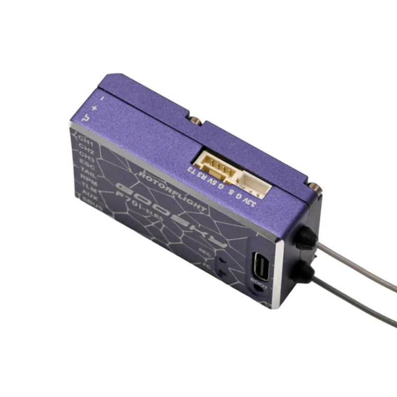 GOOSKY F701 Flybarlesssystem with ELRS Receiver - Dawn Blue